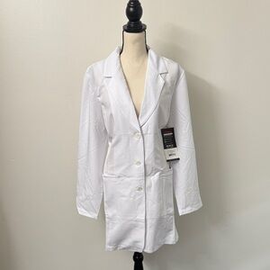 Grey’s Anatomy Signature Collection White Scrub Lab Coat-Xl- NWT